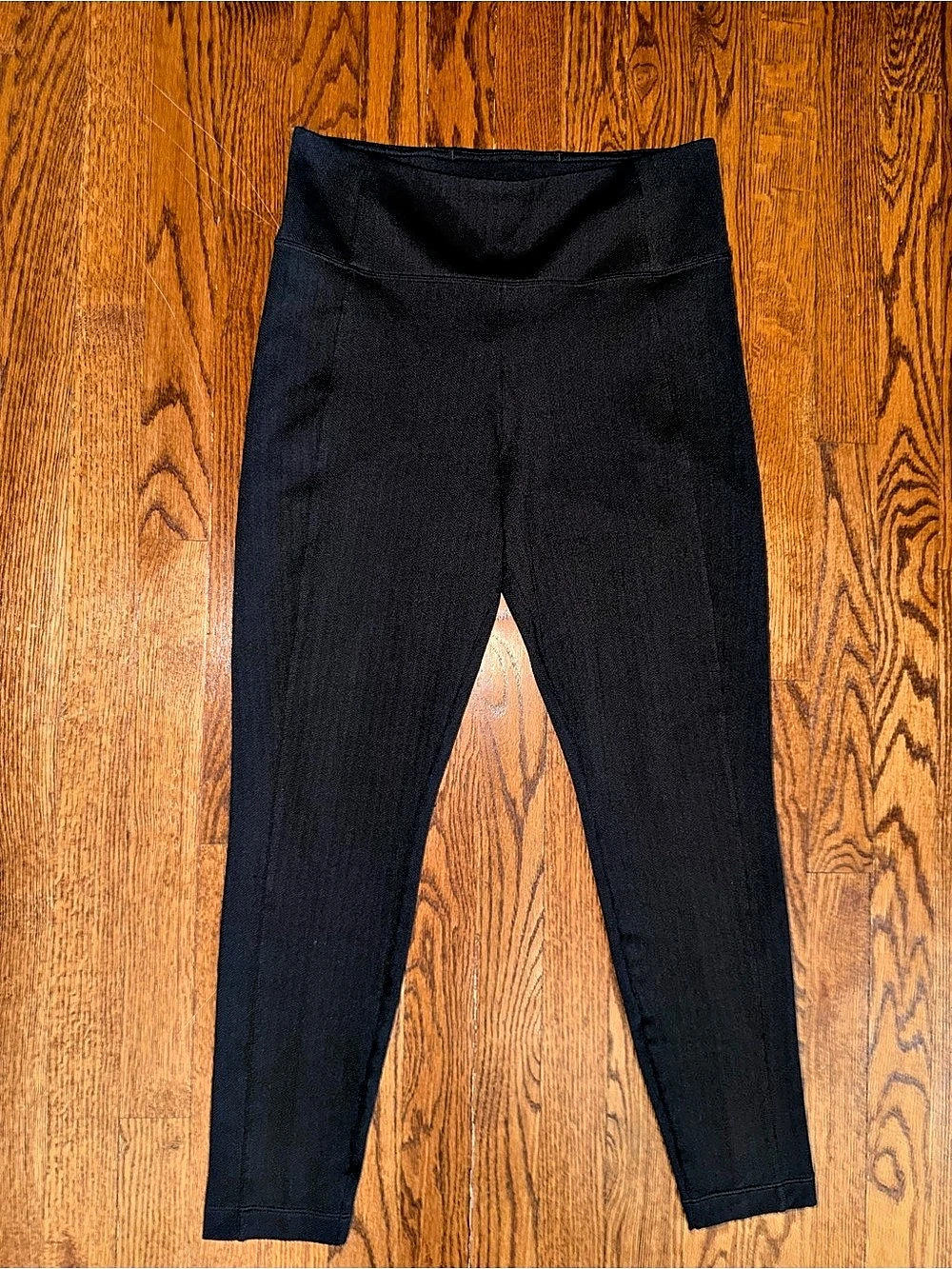 Athleta Delancey Herringbone Tight Black Leggings Medium